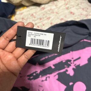 Odd Future Flying Home Tee in Pink and Dark Gray